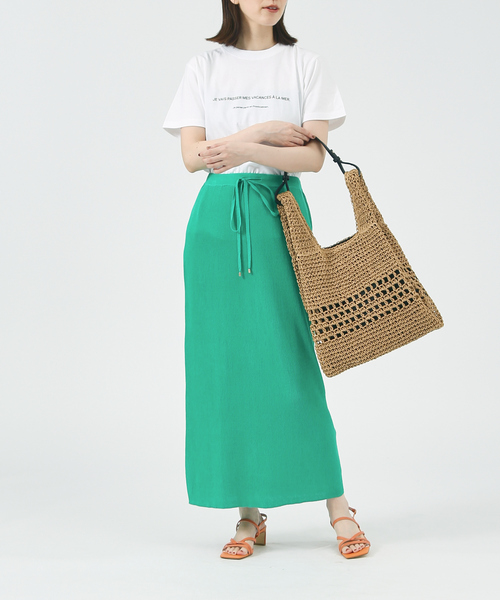 soeur（スール）の「SOEUR/メッシュ２WAYトートBAG（トートバッグ・レディース・カーキ/ベージュ・フリー）」の16枚目の写真