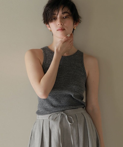 ETRE TOKYO（エトレトウキョウ）の「ワッフルアメスリタンク（Tシャツ