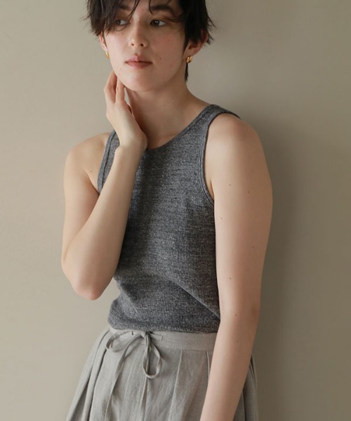 ETRE TOKYO（エトレトウキョウ）の「ワッフルアメスリタンク（Tシャツ