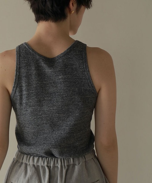 ETRE TOKYO（エトレトウキョウ）の「ワッフルアメスリタンク（Tシャツ