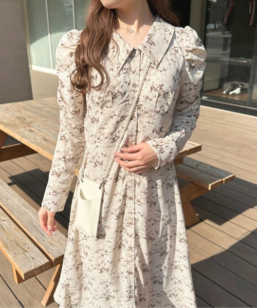 apres jour(アプレジュール)の「花柄コルセットワンピース【ZOZOTOWN限定アイテム】(ワンピース・レディース・グレー/ピンク/ベージュ・X-LARGE/フリー)」の21枚目の写真
