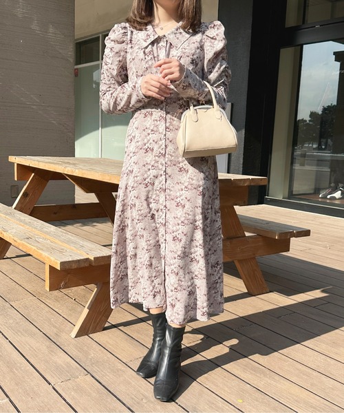 セール】花柄コルセットワンピース【ZOZOTOWN限定アイテム