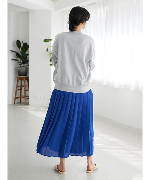 CRAFT STANDARD BOUTIQUE(クラフトスタンダードブティック)の「Manywayプリーツスカート(スカート・レディース・ブラウン/グリーン/ブルー/オレンジ・FREE)」の19枚目の写真
