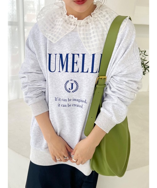 JUMELLE(ジュメロ)の「チェックフリルトップ(シャツ/ブラウス・レディース・ピンク/ホワイト・FREE)」の3枚目の写真