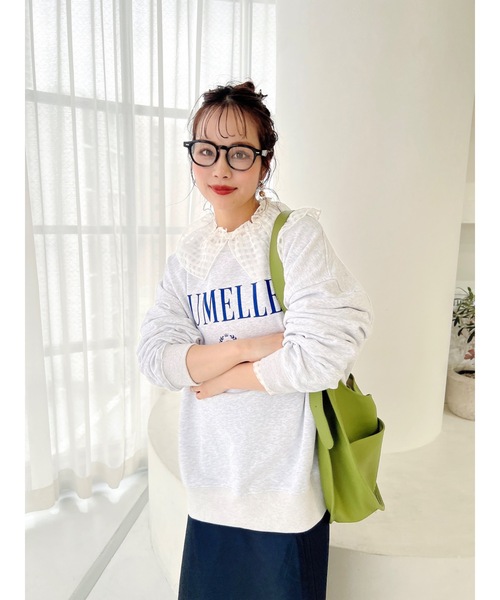 JUMELLE(ジュメロ)の「チェックフリルトップ(シャツ/ブラウス・レディース・ピンク/ホワイト・FREE)」の7枚目の写真