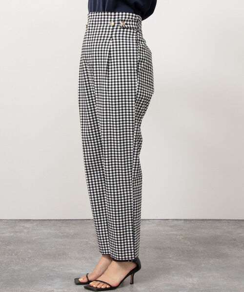 NOLLEY’S（ノーリーズ）の「ハイテンションストレッチハイウエストパンツ（その他パンツ・レディース・ブラック/オリーブ/ブラック系その他/オフホワイト・34/36/38）」の8枚目の写真