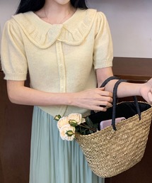 襟付き半袖ﾆｯﾄ