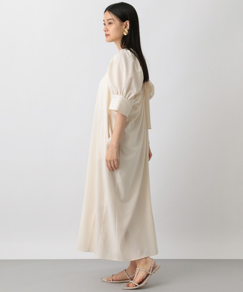 A part by(アパートバイ)の「バックシャンワンピース(ワンピース・レディース・ブラック/ライトグリーン/アイボリー/イエロー・FREE)」の12枚目の写真