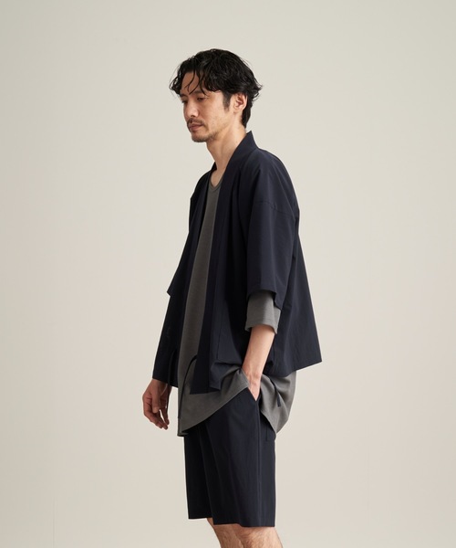 和ROBE（ワローブ）の「JINBEI（浴衣・メンズ・ブラック/チャコール/ダークネイビー/ブルーグレー/ベージュ/ブルーグリーン/スミクロ・3/2）」の16枚目の写真