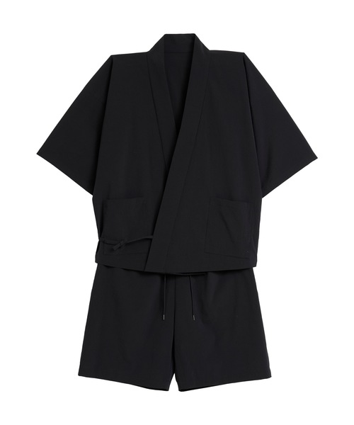 和ROBE（ワローブ）の「JINBEI（浴衣・メンズ・ブラック/チャコール/ダークネイビー/ブルーグレー/ベージュ/ブルーグリーン/スミクロ・3/2）」の19枚目の写真