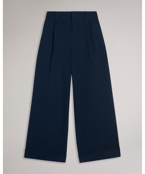 Ted Baker（テッドベーカー）の「STEVIEY ワイドレッグ クロップド パンツ（スラックス・レディース・ダークネイビー/ベージュ系その他2・0/1/2/3）」の8枚目の写真