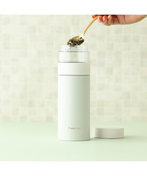 Francfranc(フランフラン)の「ステンレスティーボトル 300ML ホワイト(水筒・レディース・ホワイト・FREE)」の18枚目の写真
