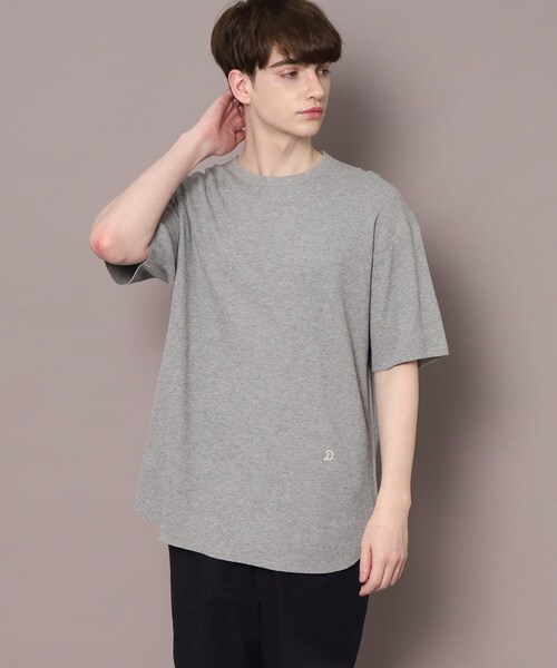 DRESSTERIOR(ドレステリア)の「◆ラウンドヘム サーマルTシャツ(Tシャツ/カットソー・メンズ・グレー/カーキ/ブラック・92/90/91)」の2枚目の写真