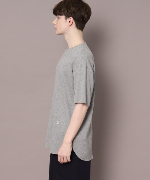 DRESSTERIOR(ドレステリア)の「◆ラウンドヘム サーマルTシャツ(Tシャツ/カットソー・メンズ・グレー/カーキ/ブラック・92/90/91)」の4枚目の写真