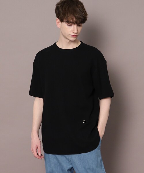 DRESSTERIOR(ドレステリア)の「◆ラウンドヘム サーマルTシャツ(Tシャツ/カットソー・メンズ・グレー/カーキ/ブラック・92/90/91)」の5枚目の写真