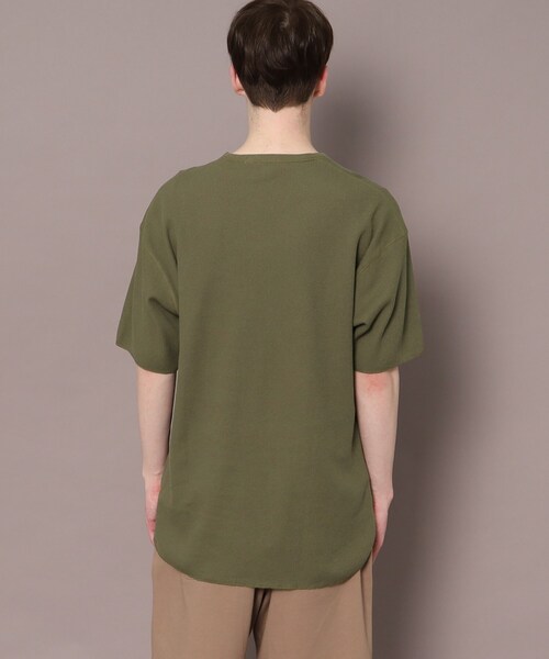 DRESSTERIOR(ドレステリア)の「◆ラウンドヘム サーマルTシャツ(Tシャツ/カットソー・メンズ・グレー/カーキ/ブラック・92/90/91)」の6枚目の写真