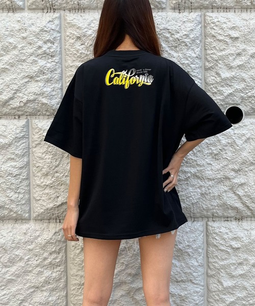 GLAMOROUS JANE(グラマラスジェーン)の「ヴィンテージ風カレッジプリントTシャツ(Tシャツ/カットソー・レディース・オフホワイト/チャコールグレー/ブラック/杢グレー・FREE)」の11枚目の写真
