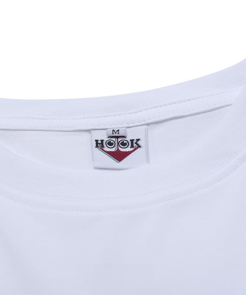 HOOK（フック）の「アメカジヴィンテージ風ロゴプリントロング長袖TEE（Tシャツ/カットソー・メンズ・ネイビー/ブラック/ホワイト・XL/L/M）」の16枚目の写真