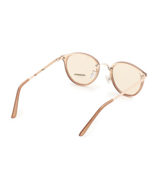 SHOO・LA・RUE（シューラルー）の「◆メタル×プラボストンタイプサングラス（サングラス・レディース・ブラック/ダークブラウン/サンドベージュ/ピンク系・00）」の9枚目の写真