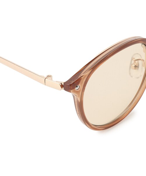 SHOO・LA・RUE（シューラルー）の「◆メタル×プラボストンタイプサングラス（サングラス・レディース・ブラック/ダークブラウン/サンドベージュ/ピンク系・00）」の6枚目の写真