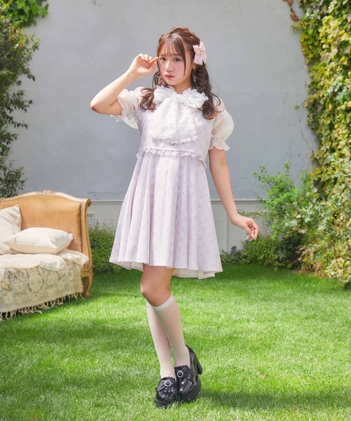 セール】BIGリボンRJモノグラムワンピース（ワンピース）｜ROJITA