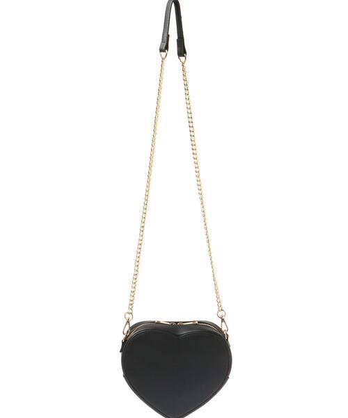 INGNI(イング)の「ハート型ショルダー(ハンドバッグ・レディース・オフホワイト/ブラック/ピンク・ONE SIZE)」の7枚目の写真