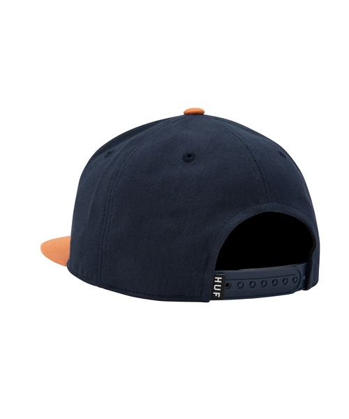 HUF(ハフ)の「H COLOR SNAPBACK HAT / HUF キャップ 帽子(キャップ・メンズ・ブルー系その他/ホワイト×ブラック・O/S)」の3枚目の写真