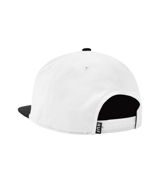 HUF(ハフ)の「H COLOR SNAPBACK HAT / HUF キャップ 帽子(キャップ・メンズ・ブルー系その他/ホワイト×ブラック・O/S)」の5枚目の写真