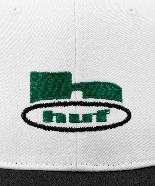 HUF(ハフ)の「H COLOR SNAPBACK HAT / HUF キャップ 帽子(キャップ・メンズ・ブルー系その他/ホワイト×ブラック・O/S)」の6枚目の写真