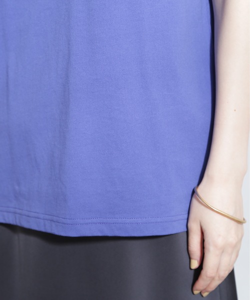 N.（N. Natural Beauty Basic）（エヌエヌナチュラルビューティーベーシック）の「◆グラフィックフレンチロゴＴシャツ（Tシャツ/カットソー・レディース・ブルー/ブラウン/オフホワイト・MEDIUM）」の13枚目の写真