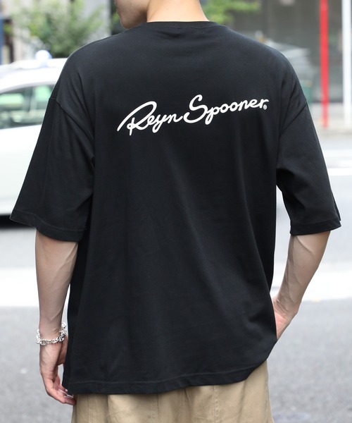 reyn spooner（レインスプーナー）の「【Reyn Spooner】S/S BACK LOGO PRINT TEE 5508-01（Tシャツ/カットソー・メンズ・グレー/ブルー/ブラック/ホワイト/ネイビー・M/L/XL/S）」の3枚目の写真