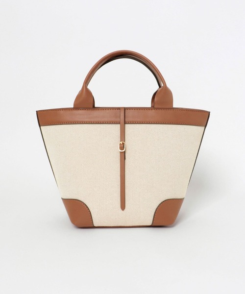RODE SKO（ロデスコ）の「キャンバスコンビ2WAYバッグ（トートバッグ・レディース・ブラック/キャメル・ONE）」の16枚目の写真
