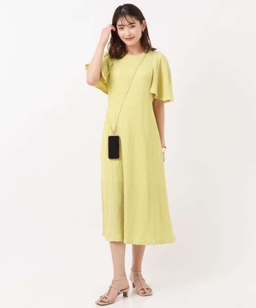 a.v.v（アーヴェヴェ）の「秒映えケープスリーブワンピース（ワンピース・レディース・ライトパープル/クリーム/ブラック・34/42/38/40/36）」の11枚目の写真