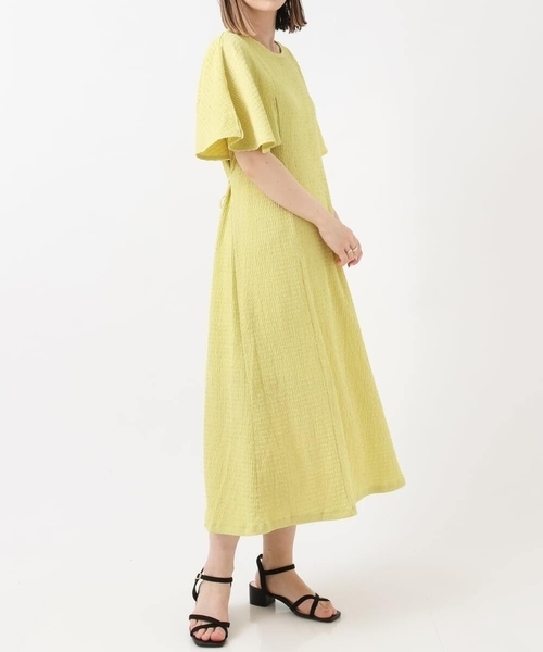 a.v.v（アーヴェヴェ）の「秒映えケープスリーブワンピース（ワンピース・レディース・ライトパープル/クリーム/ブラック・34/42/38/40/36）」の19枚目の写真