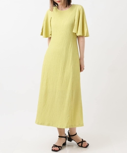 a.v.v（アーヴェヴェ）の「秒映えケープスリーブワンピース（ワンピース・レディース・ライトパープル/クリーム/ブラック・34/42/38/40/36）」の20枚目の写真