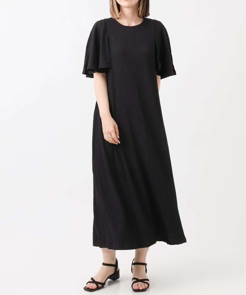 a.v.v（アーヴェヴェ）の「秒映えケープスリーブワンピース（ワンピース・レディース・ライトパープル/クリーム/ブラック・34/42/38/40/36）」の22枚目の写真