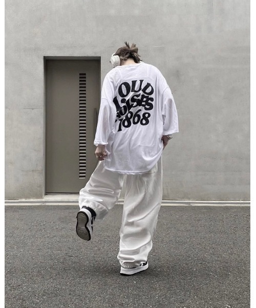 YACA(ヤーカ)の「logo print sheer tshirt/ロゴプリントシアーTシャツ(Tシャツ/カットソー・レディース・ホワイト/ブラック・FREE)」の9枚目の写真