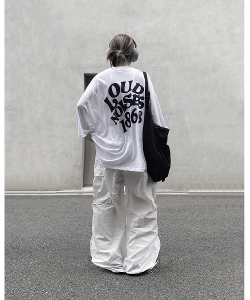 YACA(ヤーカ)の「logo print sheer tshirt/ロゴプリントシアーTシャツ(Tシャツ/カットソー・レディース・ホワイト/ブラック・FREE)」の19枚目の写真