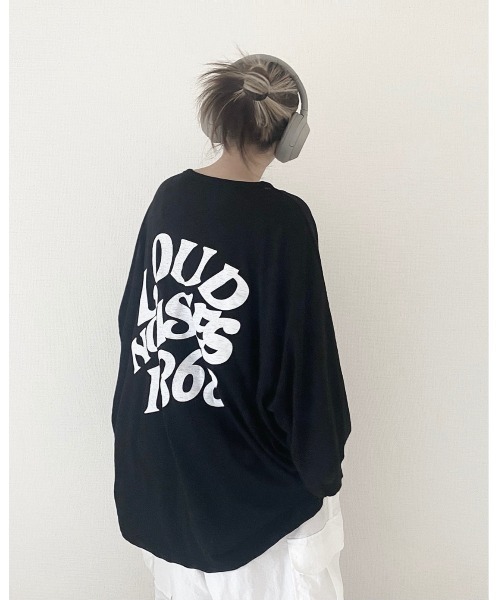 YACA(ヤーカ)の「logo print sheer tshirt/ロゴプリントシアーTシャツ(Tシャツ/カットソー・レディース・ホワイト/ブラック・FREE)」の13枚目の写真