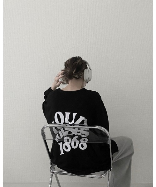 YACA(ヤーカ)の「logo print sheer tshirt/ロゴプリントシアーTシャツ(Tシャツ/カットソー・レディース・ホワイト/ブラック・FREE)」の20枚目の写真