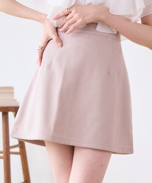 Ada.（エイダ）の「インパン付き千鳥格子柄チェック台形スカート（スカート・レディース）」