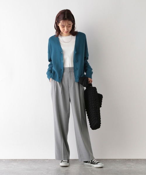 GLOBAL WORK（グローバルワーク）の「ヘビロッTEE袖ボリューム/906269（Tシャツ/カットソー・レディース・オフホワイト/ホワイト系その他/ベージュ/ベージュ系その他/ネイビー系・MEDIUM/LARGE）」の16枚目の写真