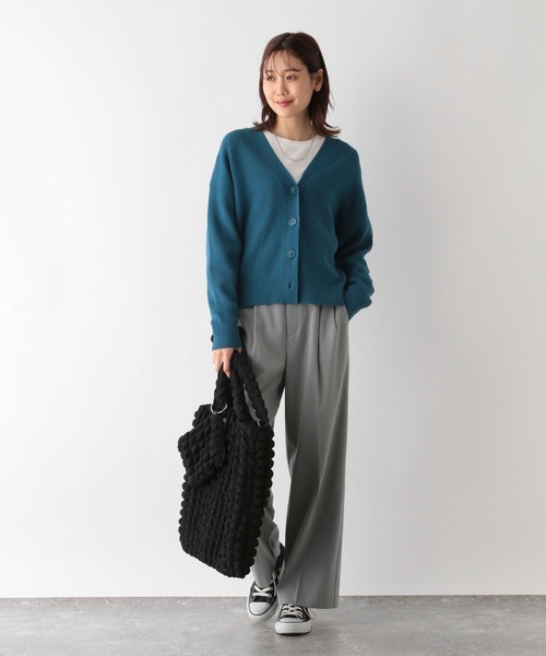 GLOBAL WORK（グローバルワーク）の「ヘビロッTEE袖ボリューム/906269（Tシャツ/カットソー・レディース・オフホワイト/ホワイト系その他/ベージュ/ベージュ系その他/ネイビー系・MEDIUM/LARGE）」の6枚目の写真