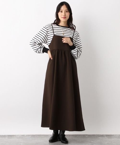GLOBAL WORK（グローバルワーク）の「ヘビロッTEE袖ボリューム/906269（Tシャツ/カットソー・レディース・オフホワイト/ホワイト系その他/ベージュ/ベージュ系その他/ネイビー系・MEDIUM/LARGE）」の17枚目の写真