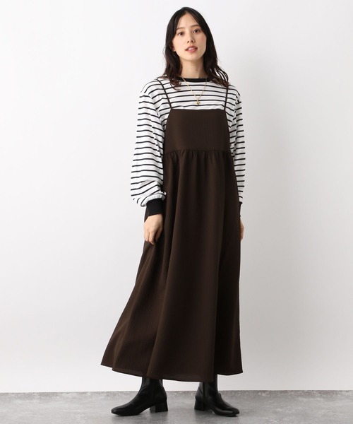 GLOBAL WORK（グローバルワーク）の「ヘビロッTEE袖ボリューム/906269（Tシャツ/カットソー・レディース・オフホワイト/ホワイト系その他/ベージュ/ベージュ系その他/ネイビー系・MEDIUM/LARGE）」の12枚目の写真