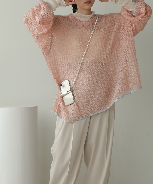 Bab（バブ）の「パールスマホショルダー（スマホグッズ・レディース・アイボリー・ONESIZE）」の3枚目の写真