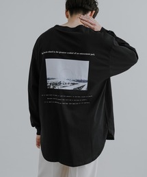 Rocky Monroe | シルケットライク フロントプリントロングスリーブTシャツ(Tシャツ/カットソー)