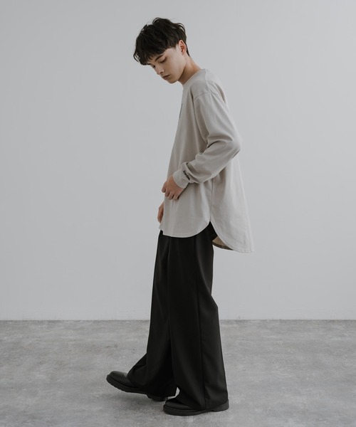 Rocky Monroe（ロッキーモンロー）の「シルケットライク フロントプリントロングスリーブTシャツ（Tシャツ/カットソー・メンズ・ホワイト系/グレー/グレー系/ホワイト/ブラック系/ブラック・L/LL/M）」の20枚目の写真