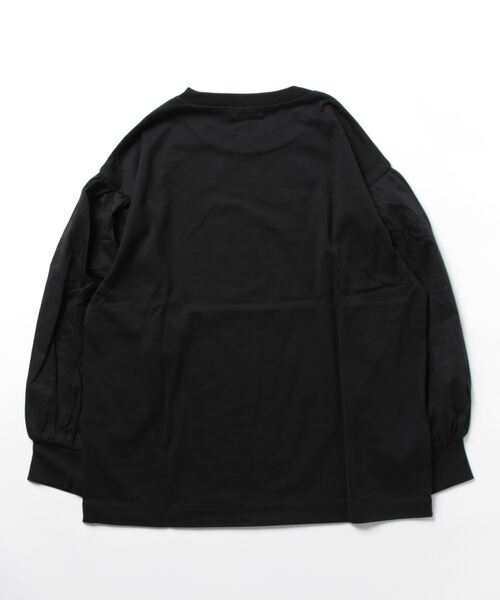 LOWRYS FARM(ローリーズファーム)の「ソデキリカエボリューム8分袖 970312(Tシャツ/カットソー・レディース・ネイビー/ブラック/ホワイト・FREE)」の12枚目の写真