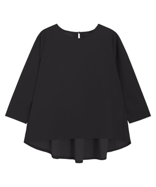 Pierrot(ピエロ)の「バックフレアデザインTブラウス(シャツ/ブラウス・レディース・ピンク系その他/キャメル/オフホワイト/グレー/ネイビー/ブラック/ピンク系その他2/ライトブルー・L/M)」の11枚目の写真